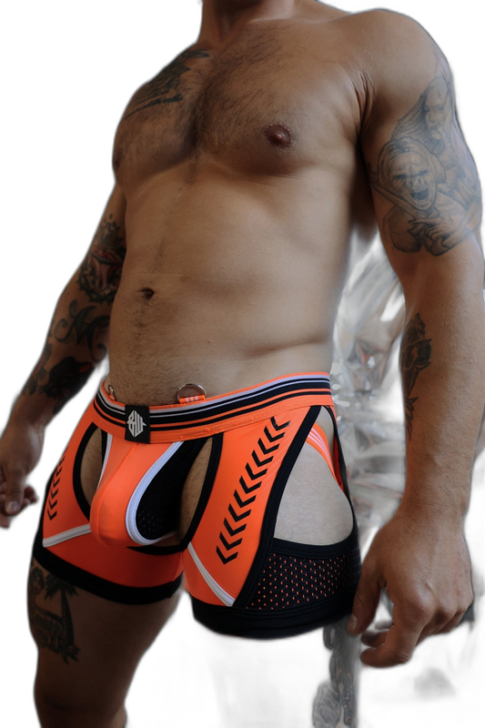 Breedwell Circuit Breaker Chap Jock Neon Orange
