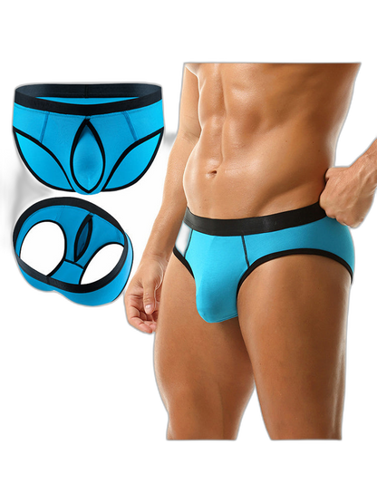 3-pack Men's Low-rise Compartment Lift Independent Pouch Briefs