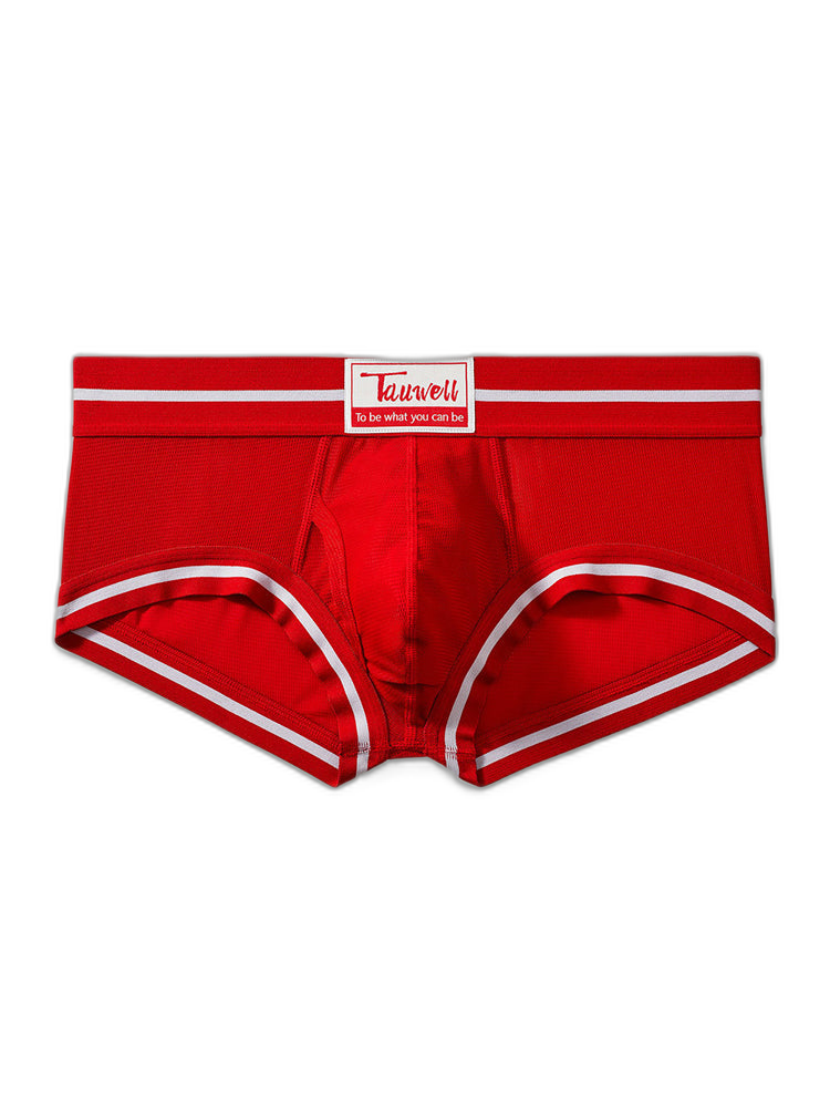 Men's Breathable Mesh Line Trunks with Fly