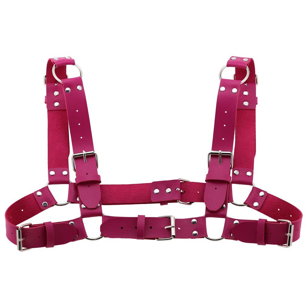 Unisex Adjustable Punk Leather Harness