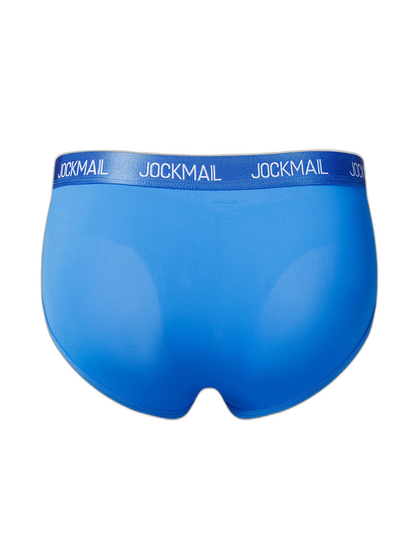 2 Pack Men's Sporty Letter Print Supportive Low-Rise Ice Silk Skin-Friendly Bikini