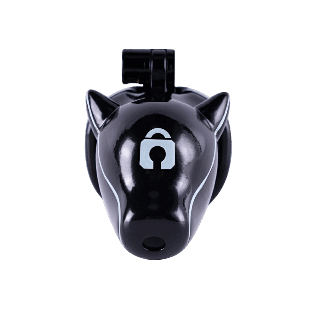 Furjoi Drone Hood Chastity Cage Red