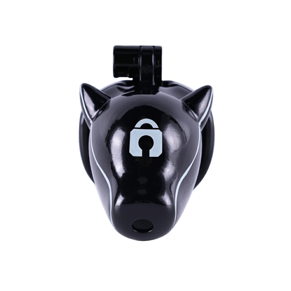 Furjoi Drone Hood Chastity Cage Red