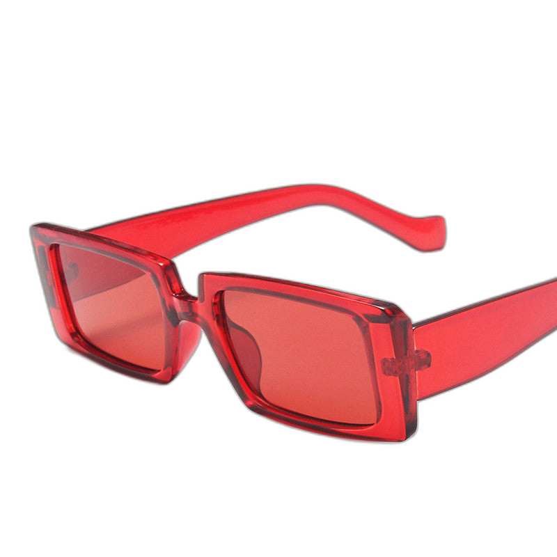 Retro Rectangle Frame Sunglasses