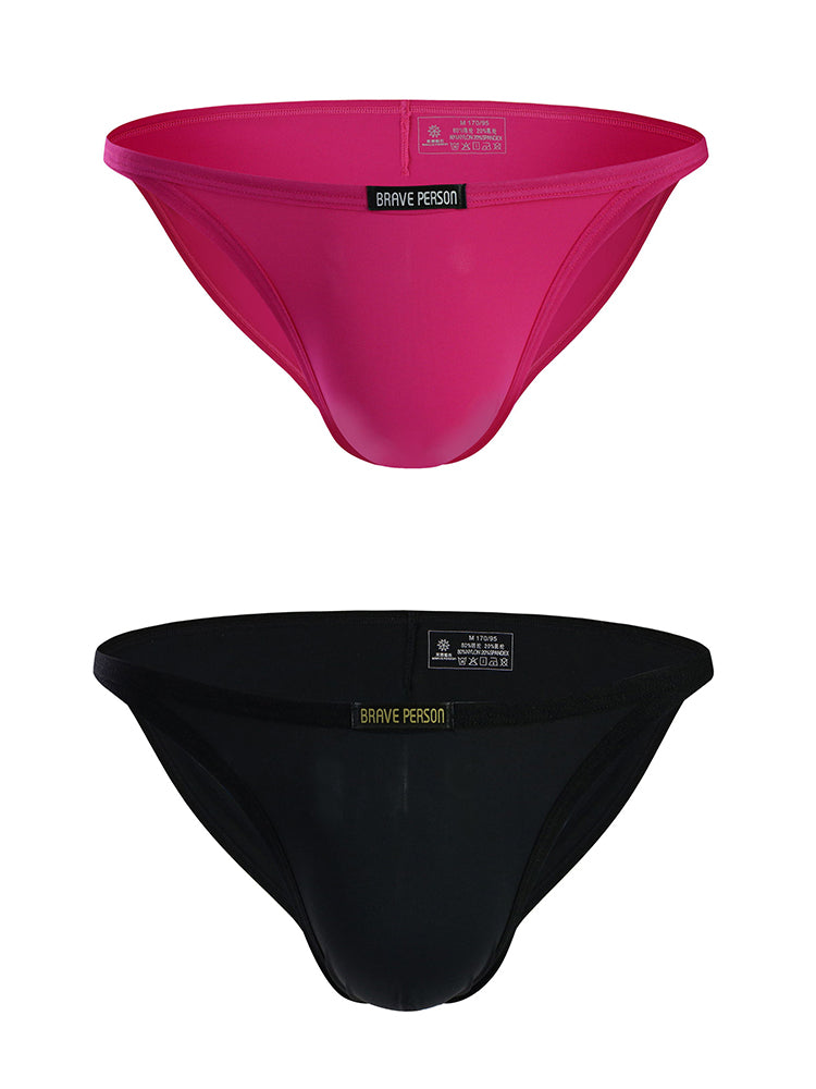 2 Pack U Convex Soft Low Waist Bikini Underwear