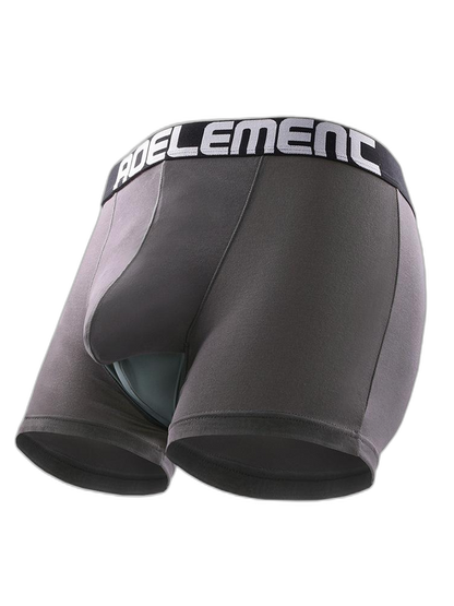 Aoelemen 2 Pack Modal Stretch Separate Pouch Boxer Briefs