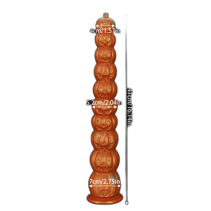 Halloween Pumpkin - Long Anal Plug - Anal Bead