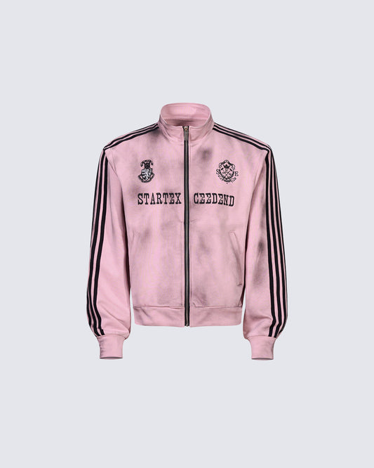 High Street Zip-Up Stand Collar Jacket