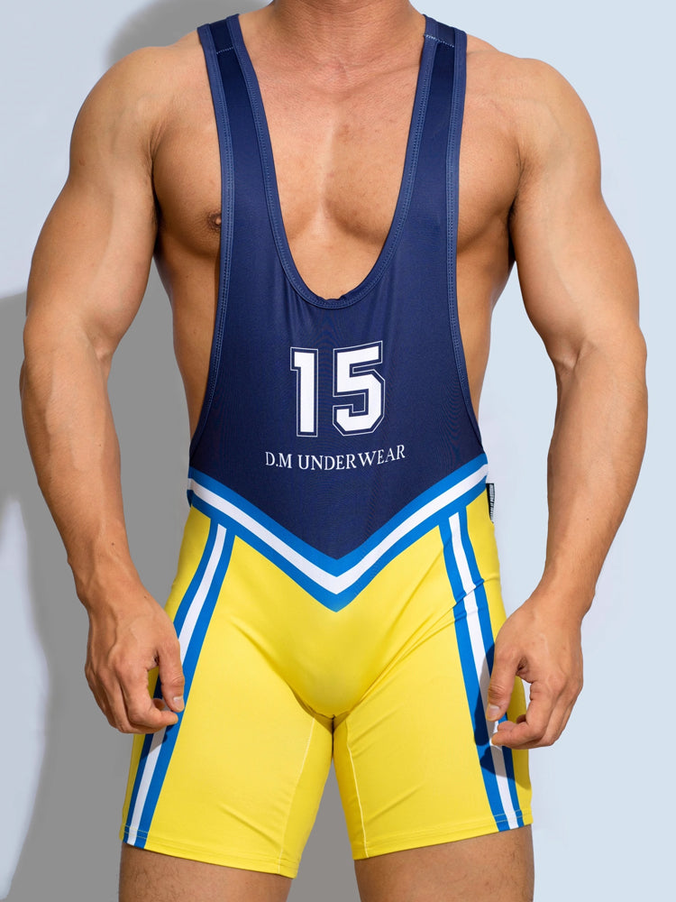 D.M Men's Tight Stretch Singlet