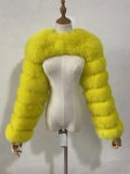 Men's Fashion Sexy Faux Fur Cropped Shawl