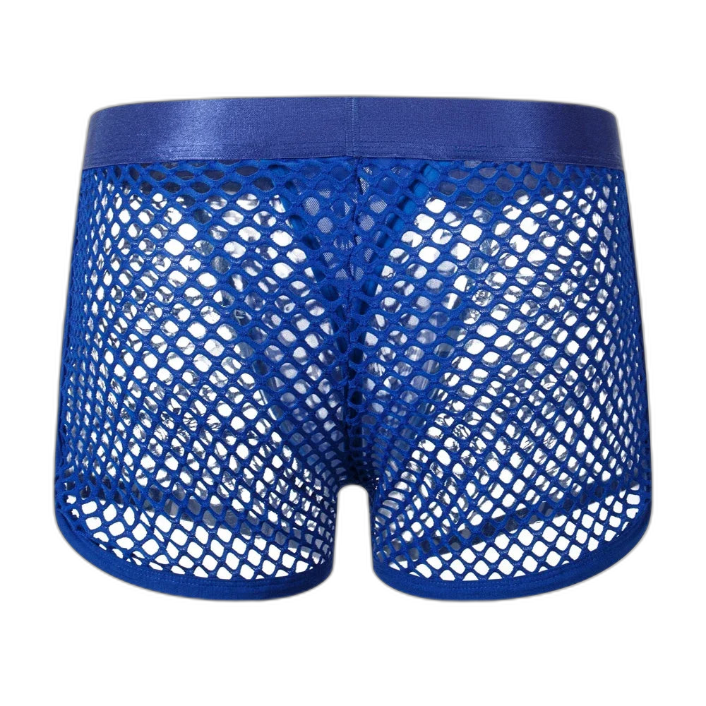 Jockmail 'Reveal All Fishnet' Underwear Shorts