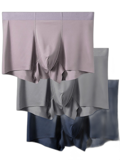3 Pack Mesh Breathable Ice Silk Underwear