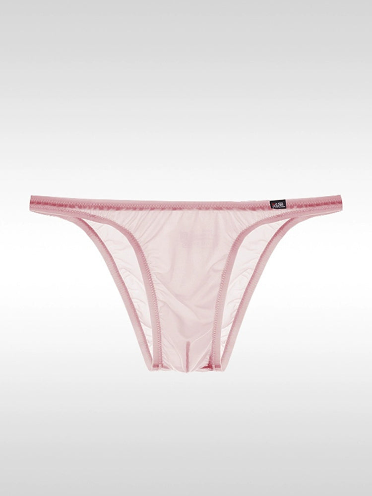Men's Sexy Low-waist Ultra-thin Ice Silk Briefs