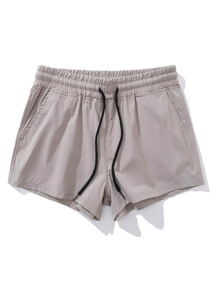 Men's Solid Color Quick-Drying Fitness Shorts