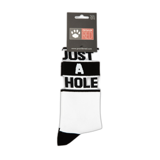 Prowler RED Just A Hole Socks Black White