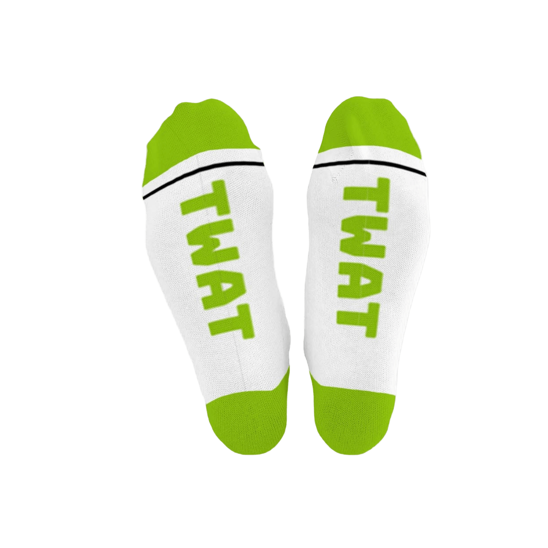 TWAT Cotton Crew Socks Mid-length