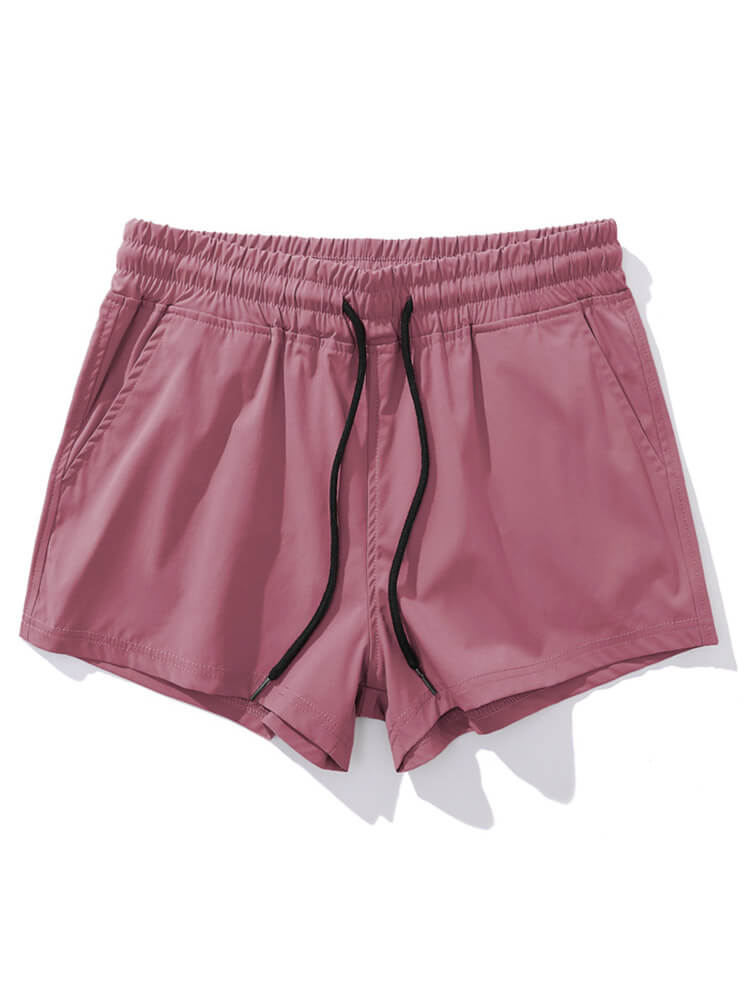 Men's Solid Color Quick-Drying Fitness Shorts
