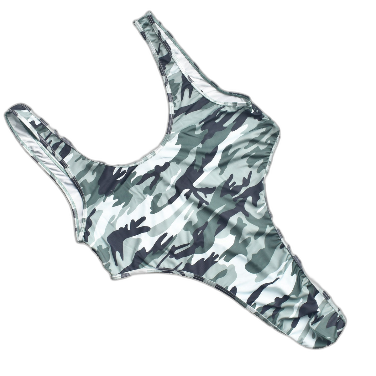 Camo Thong Bodysuit