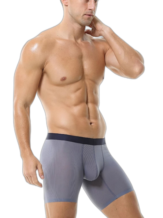2 Pack Men’s Breathable Athletic Mesh Boxer Briefs
