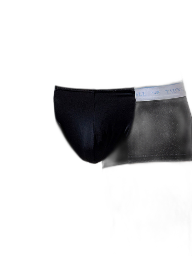 2 Pack Men's Sexy Comfortable Breathable Solid Color Trunks
