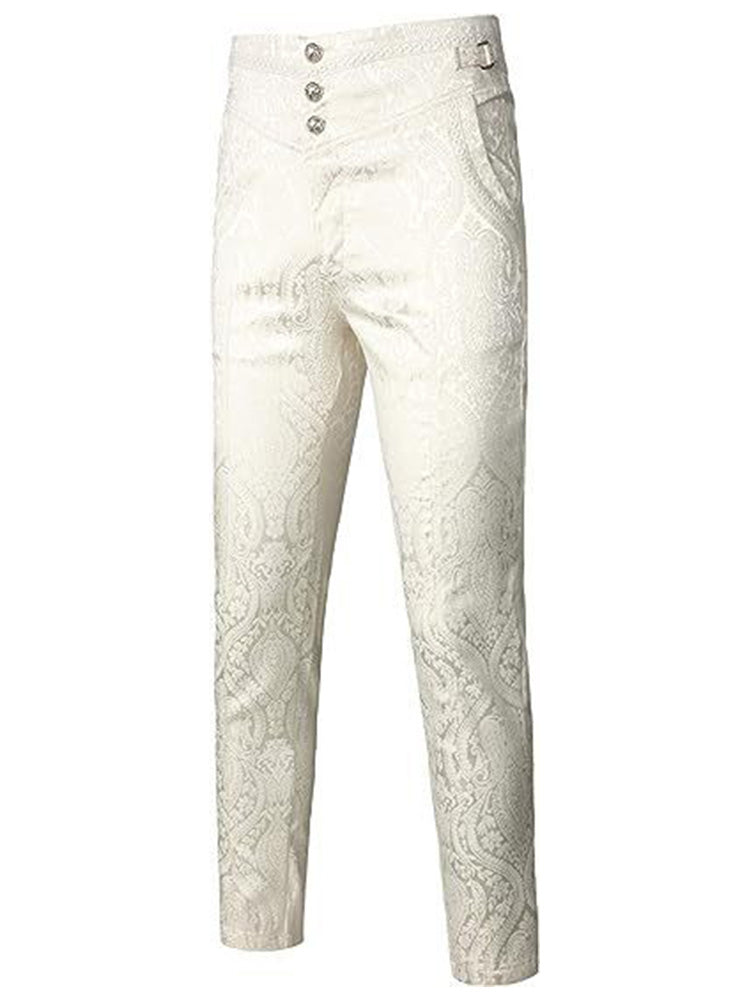 Men's Jacquard Gothic Long Pants 