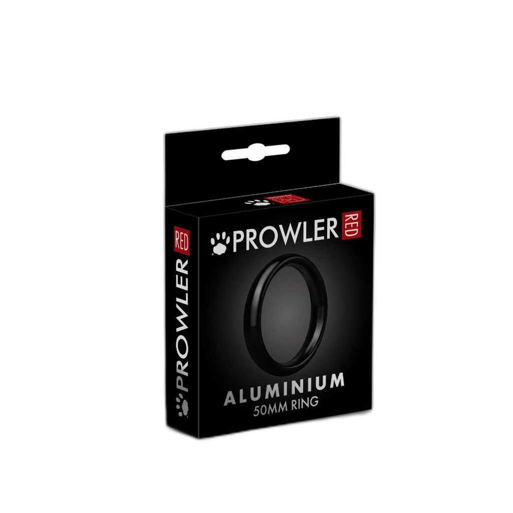 Prowler RED Aluminum Cock Ring 50mm Black