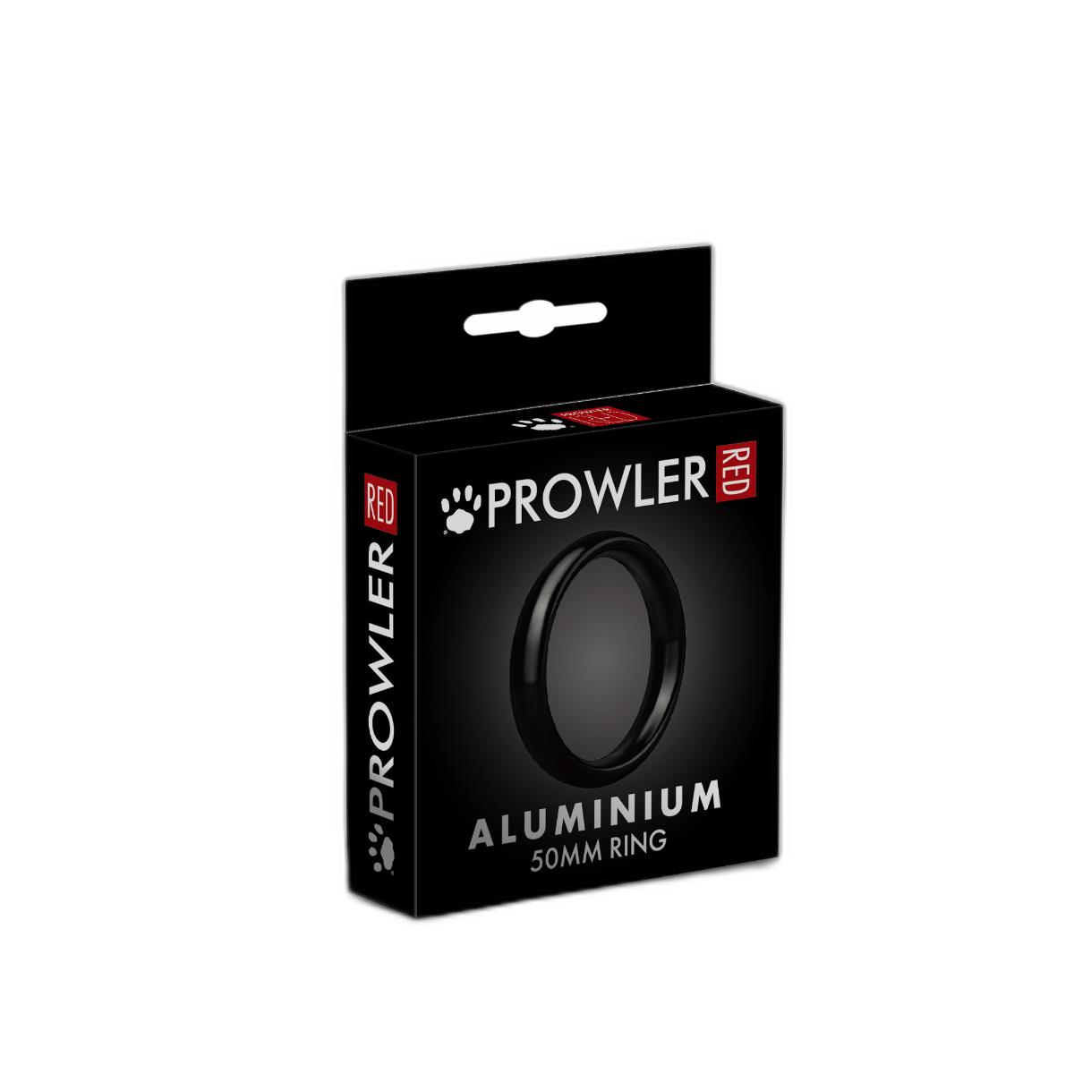 Prowler RED Aluminum Cock Ring 50mm Black