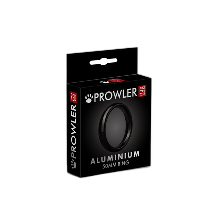 Prowler RED Aluminum Cock Ring 50mm Black