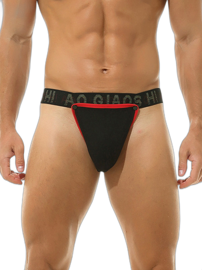 3 Pack Men's Large Pouch Button Waistband Briefs