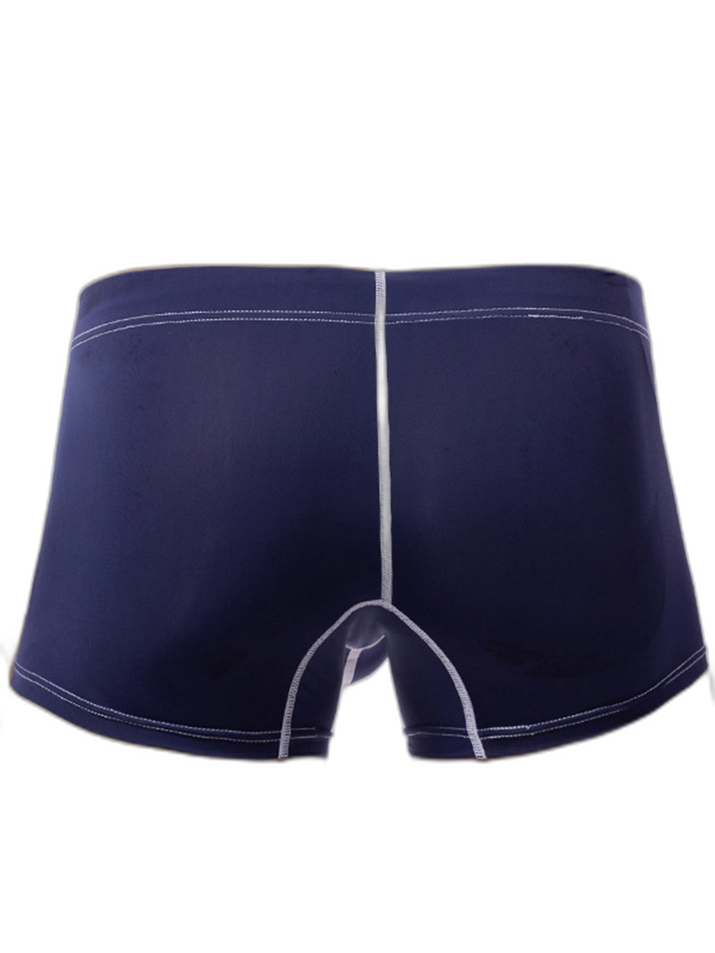 3 Pack Men's Large Pouch Contrast Binding Trunks