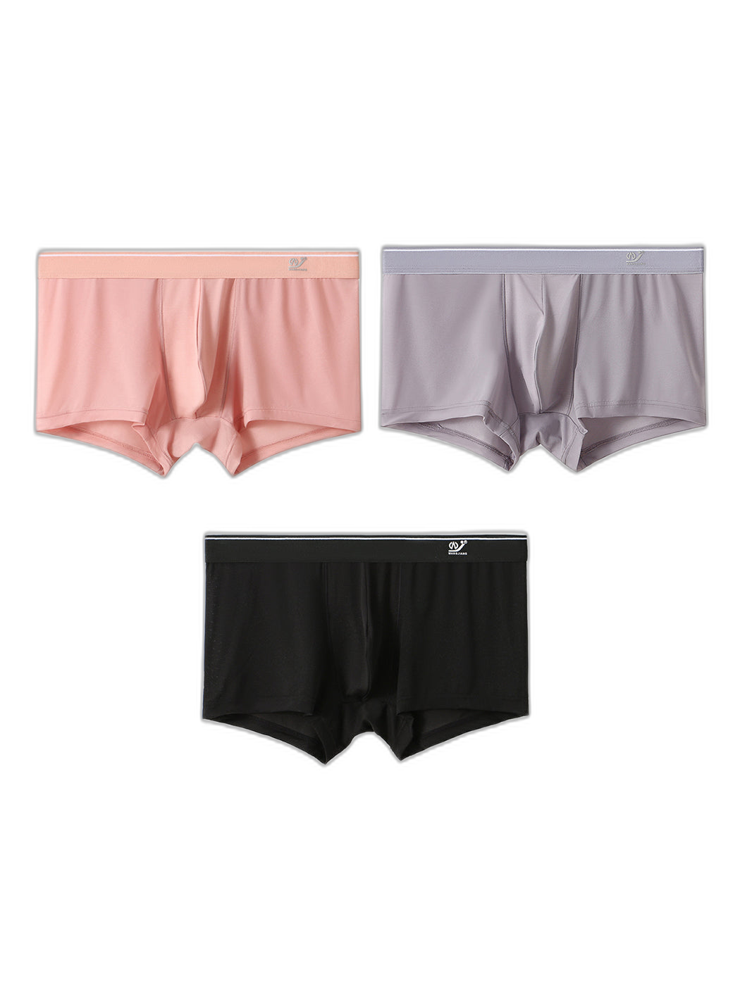 3 Pack Men’s Comfy U Convex Pouch Trunks