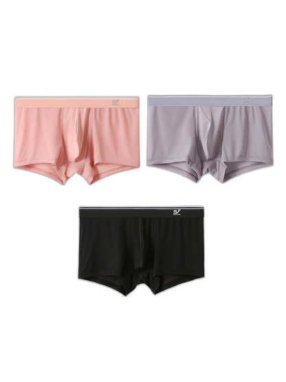 3 Pack Men’s Comfy U Convex Pouch Trunks