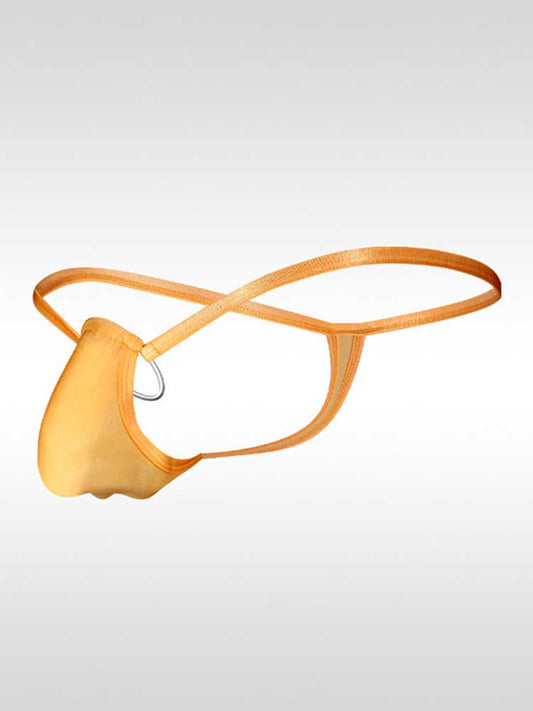 Men's Sexy Strappy Seamless O-Ring Bikini Thong