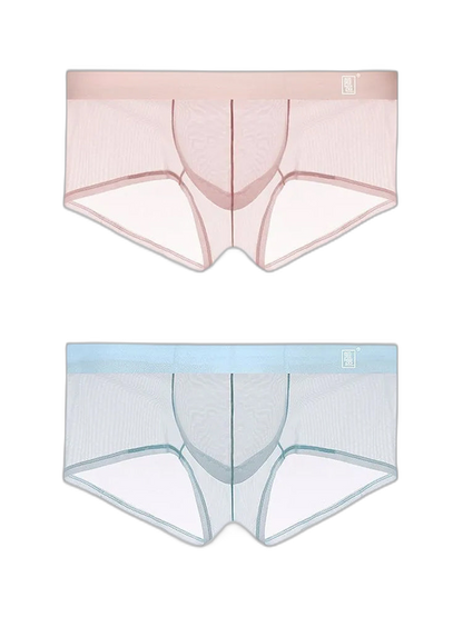 Men's Ultra-thin Low-Rise See-Through Ice Silk Briefs