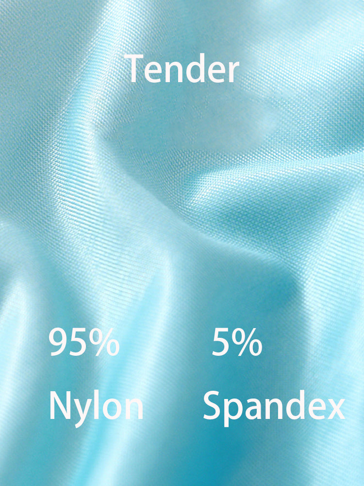 3 Pack Men's Sensual Silk-Like Loose Gradient Color Bikini