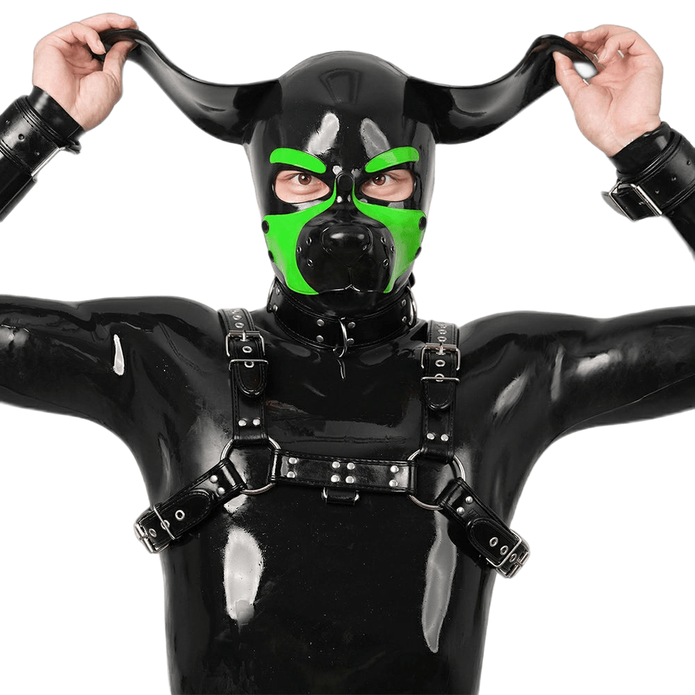 Furrjoi Silicone Beagle Hood Lime Green