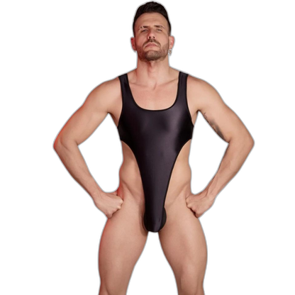 Ultra-Sexy High Cut Backless Bodysuit