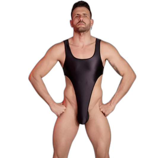 Ultra-Sexy High Cut Backless Bodysuit