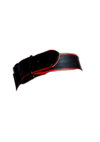 ruff GEAR Double Tone Leather Bicep Strap Red Black
