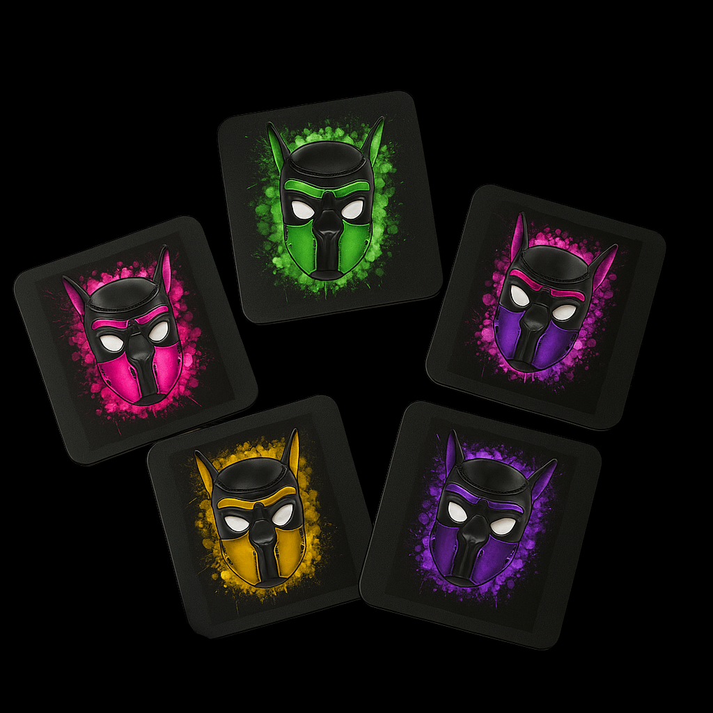 Pup Hoods  | Kink Fetish Coasters | Pupplay image 0