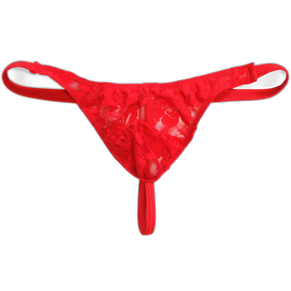 Lace That Pops For Power Bottoms Thong
