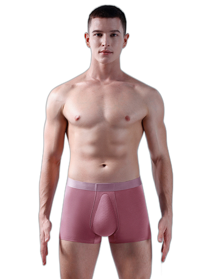 Men's Seamless Trunks with Organic Latex Support Cup