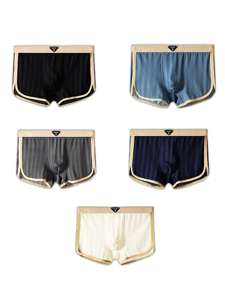 3 Pack Men’s Breathable Trunks – Soft and Skin-Friendly Comfort