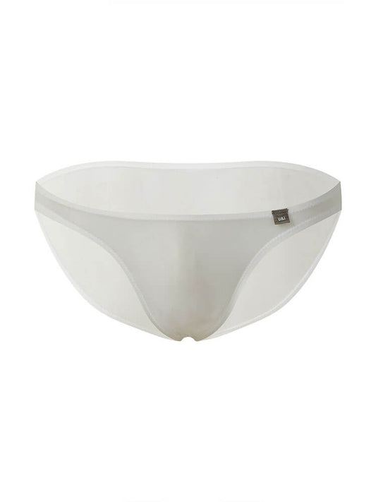 Men's Transparent Ice Silk Low-Rise Seamless Briefs