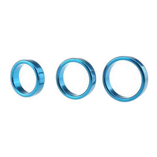 ruff GEAR Alu Cock Ring Blue 45mm