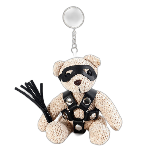 ruff GEAR Fetish Teddy Bear Keyring