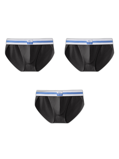 3-pack Men's Sexy High-cut Breathable Briefs