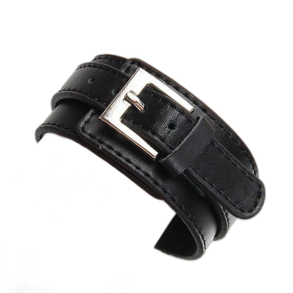 Adjustable Leather Buckle Bracelet