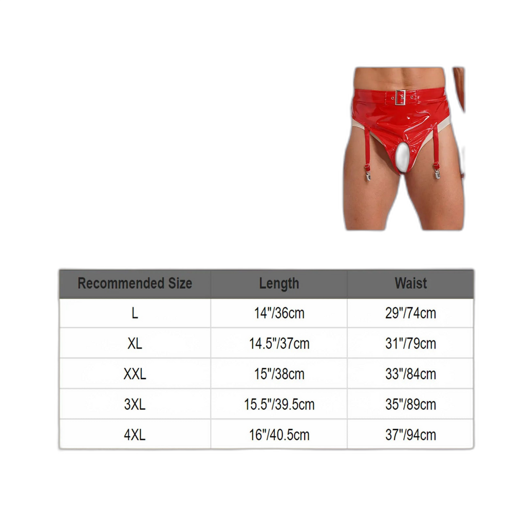 Kinky Glossy Wet Look Fetish Briefs