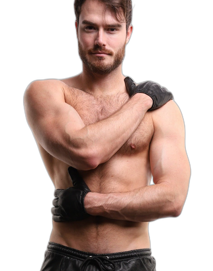 ruff GEAR Cop Leather Gloves Black
